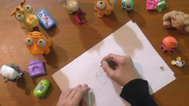 Лайфхак школа. Учимся рисовать мышку Пуговку. смотреть онлайн