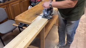 ИНТЕРСКОЛ ДПА-165/18В пилим 2 метра 50мм толщиной 35 секунд