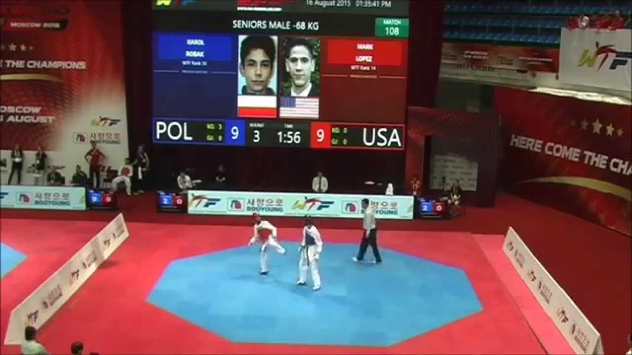 Taekwondo WTF. WTF Grand Prix Moscow 2015. Khramtcov-Achab.