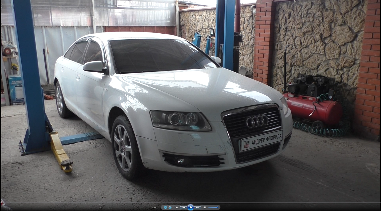 Переборка передних суппортов на АУДИ А6 2008 AUDI A6 2,0 BPJ