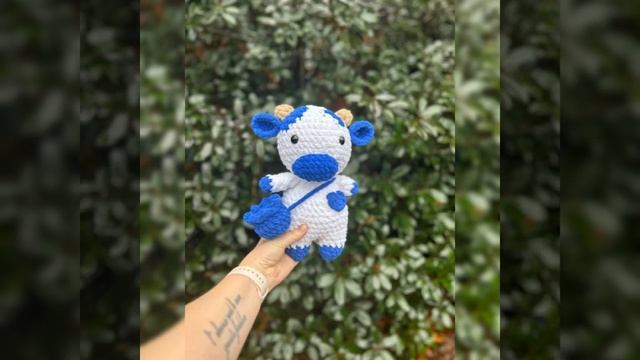 Awesome Crochet Free Pattern Hand-knitted Cow Plash,Cow Stuffed animal,Chunky Cow Toys Ideas смотреть онлайн