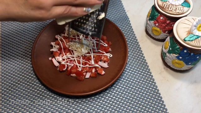 САЛАТ ЗА 5 МИНУТ на Новый Год и Рождество! Салат с КРАБОВЫМИ ПАЛОЧКАМИ Очень ПРОСТОЙ и Вкусный ?