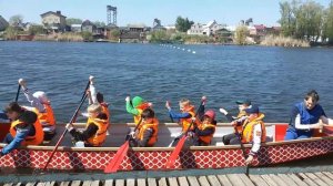 Один из первых выходов на воду наших спортсменов 06.05.17г