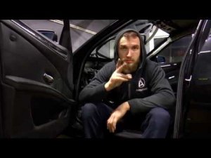 Разбор салона BMW E60 после пожара  Уголь 2