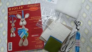 Обзор набора: "Пасхальный  заяц - кролик".