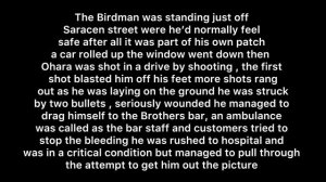 Robert (the birdman) Ohara vs Douglas (Dougie) Mills the deadly Possilpark feud