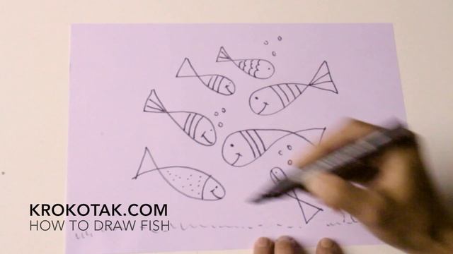 fish - how to draw смотреть онлайн