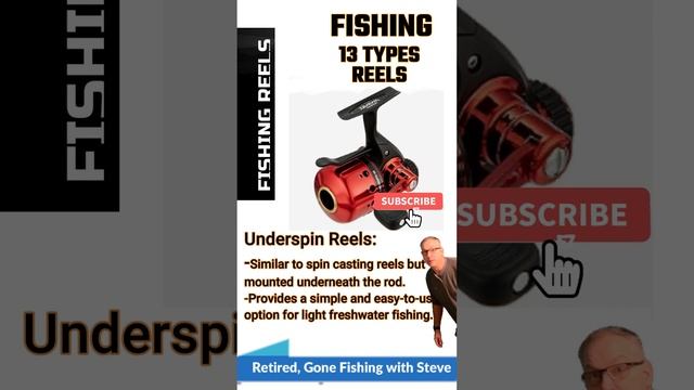 Can you Identify 13 types of Reels? Underspin Reel