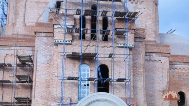 20.12.2022. Наша видео зарисовка о ходе строительства храма святого Георгия Победоносца смотреть онлайн