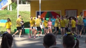 Задорный вожатский танец "Чика-Рика" в детском лагере "Орлёнок-2015"