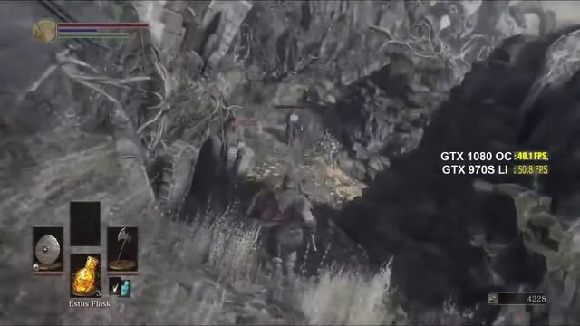 Dark Souls 3 GTX 1080 OC VS GTX 970 SLI 4K Maxed Out смотреть онлайн