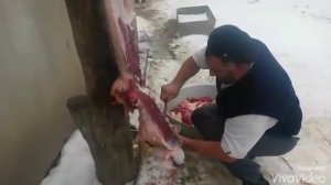 Дагестан Охли как разделать ножку на сушку.