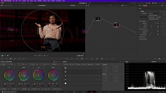 Using Relight Effect to fix your Footage! - Davinci Resolve 18.5 Tutorial смотреть онлайн