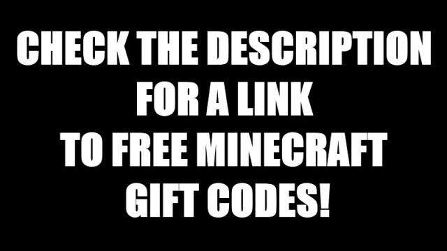 100% LEGIT FREE MINECRAFT GIFT CODES смотреть онлайн