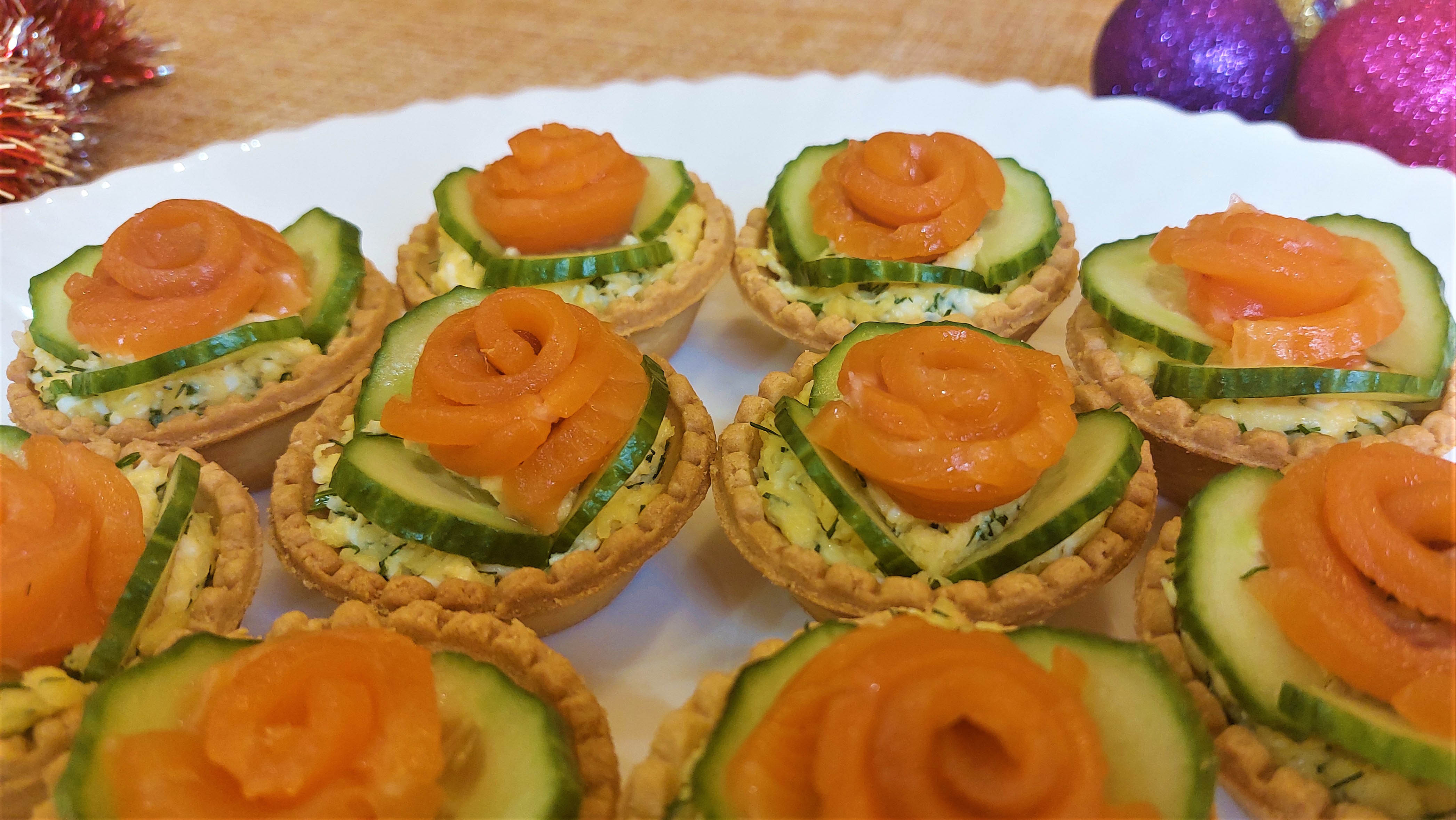 Красивая и Вкусная Праздничная закуска Тарталетки с