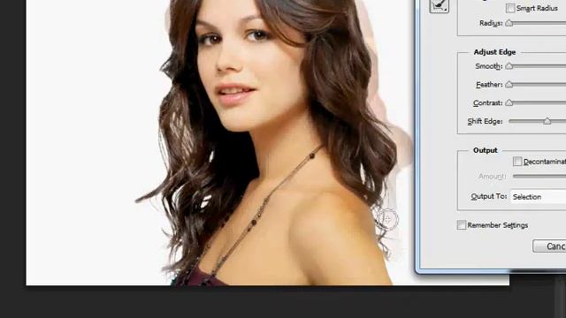 PS.17 Отделение от фона с помощью инструмента refine edge в Adobe Photoshop смотреть онлайн