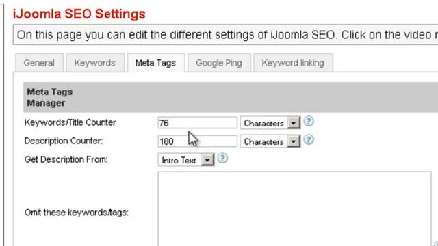 Metatags settings Joomla SEO using SEO extension - YouTube-2.flv смотреть онлайн