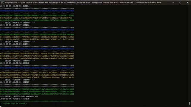 Trian.G.bit.R - Поиск приватного ключа биткойн-кошелька с помощью триангуляции 3-х групп RSZ