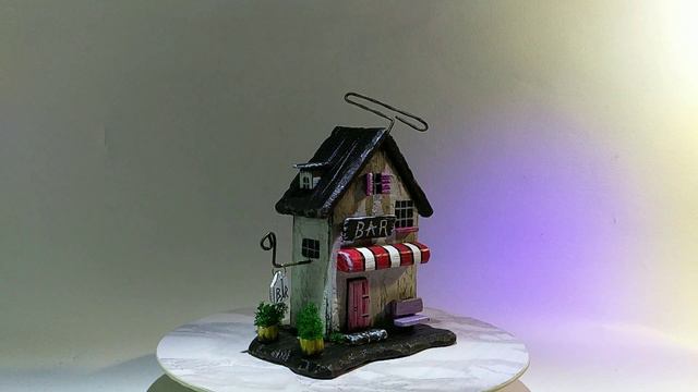 Декор Деревянные миниатюрные домики смотреть онлайн