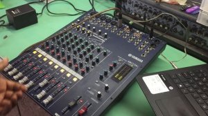 Prueba de Mezcladora Yamaha Mg124c para venta