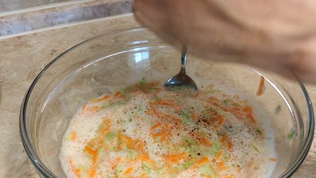 ВКУСНЫЙ РЕЦЕПТ Пышных ОЛАДЬЕВ из кабачков ? смотреть онлайн