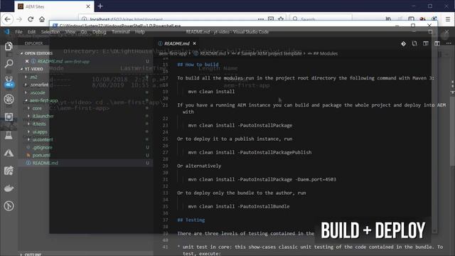 Creating an AEM application using Maven and Adobe's archetype смотреть онлайн