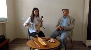 Уроки игры на шичепшине: Хаджимова Самира (преподаватель - Замудин Гучев)