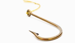 Как привязать крючок узлом гвоздь.