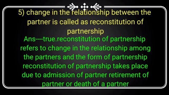 Objective question || Exercise  || Multiple Choice Questions  || MCQ  || Admission of a Partner ||