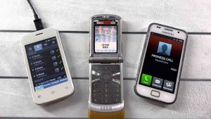 Motorola Razor Gold, Fly IQ239, Samsung Galaxy S Plus Incoming Call/ Outgoing Call & Android 2.3