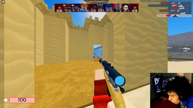 being sus in roblox arsenal... смотреть онлайн