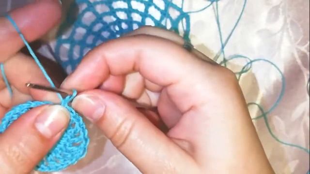 Салфетка паутинка крючком. Мастер класс для начинающих