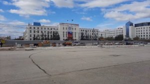 Площадь Ленина без Ленина. 25.08.2022 г.