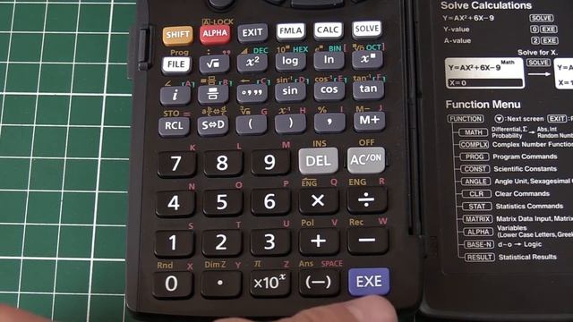 Программируемый калькулятор Casio fx 5800p обзор и запуск первой программы