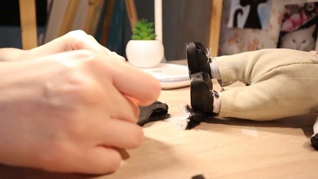 Интерьерная кукла: процесс создания