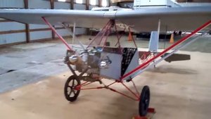 Самодельный самолет пуск двигателя!