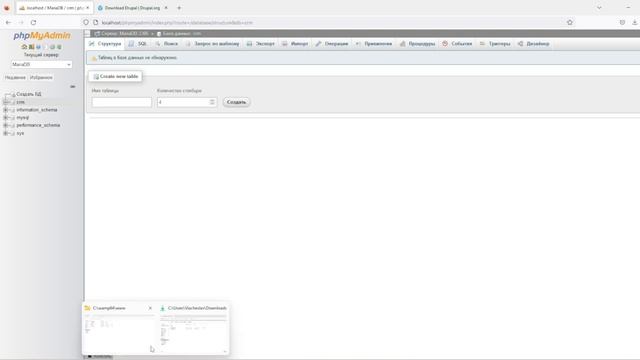 Встановлення Drupal 10 на Windows 10 або Windows 11