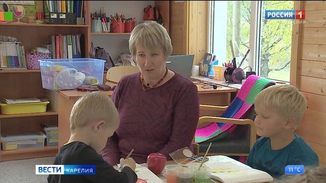 Маленькие жители Ведлозера изучают карельский язык в языковом гнезде смотреть онлайн