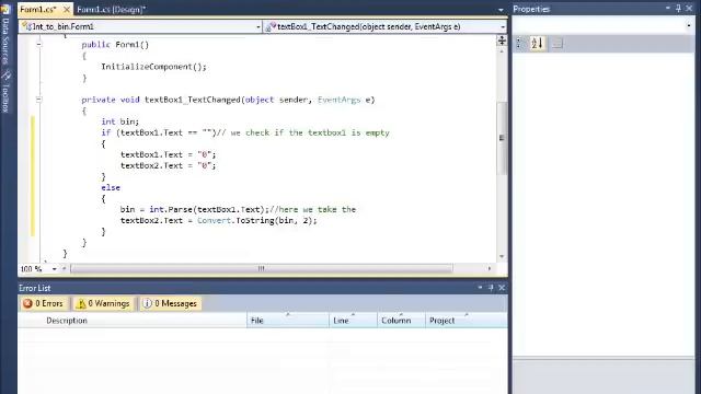 C# Tutorial 1 - How to convert Integer to Binary and Versa смотреть онлайн