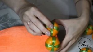 Ананас из шампанского и мандаринов ? ??. DIY. Подарок на Новый год своими руками.