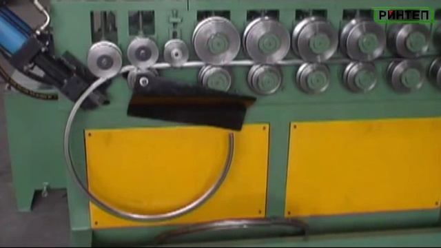 РИНТЕП - Станок для формирования обручей бочек смотреть онлайн