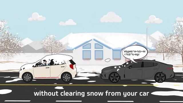 Clear Away All Snow Before Driving | Driving Guide | Kia смотреть онлайн
