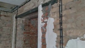 Растворный маяк по технологии Армянской штукатурки. Нужен только профиль.