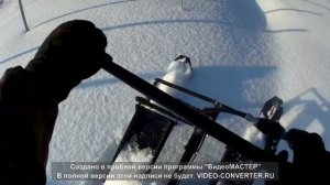 "SAMNN"(Nizhny Novgorod,Russia)mini-snowmobile"Veterok"("Breeze") test-forest,fresh snow up to 40cm