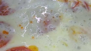Омлет из четырех продуктов (пицца из яиц)