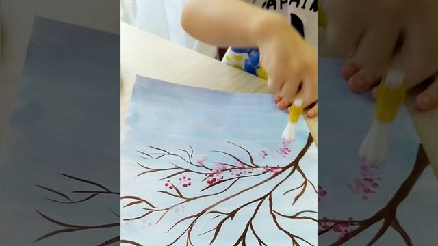 Рисуем ватными палочками смотреть онлайн