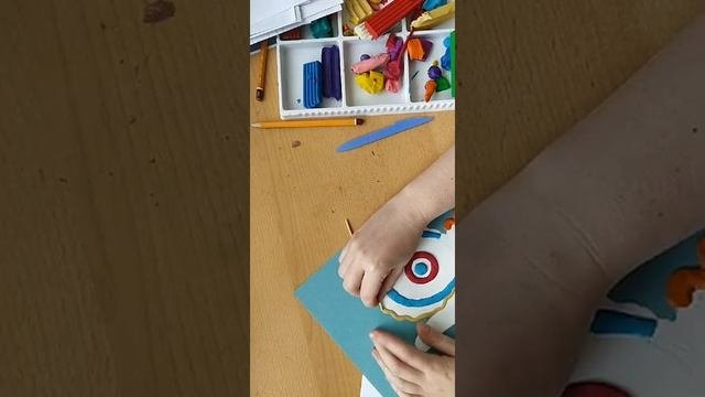 Дымковский павлин
