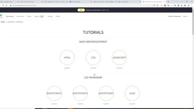 Java  online Web Tutorial W3School