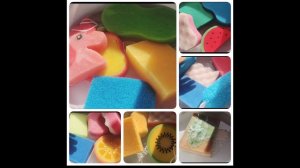 ASMR/Sponge squeezing/Relaxing sounds♀️