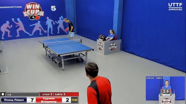 17:00      Плющ Павел 3-0 Суржик Владимир   стол 5 ЮГ-3  29.08.20